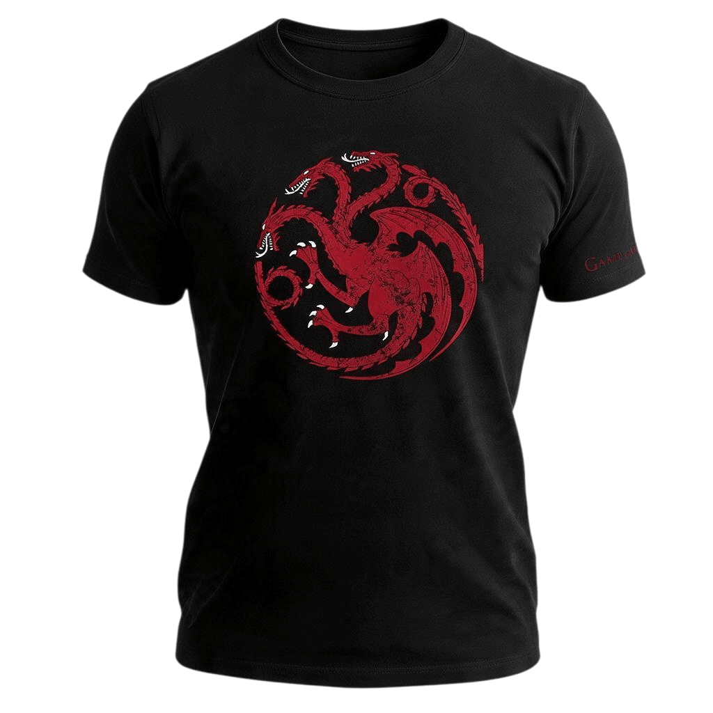 Game of Thrones Targaryen T-shirt heren zwart - Fans Geek Storeproduct_type#Game of Thrones