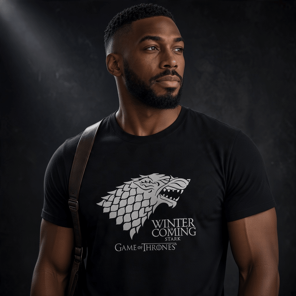 Game of Thrones Winter Is Coming T-shirt heren zwart - Fans Geek Storeproduct_type#Game of Thrones