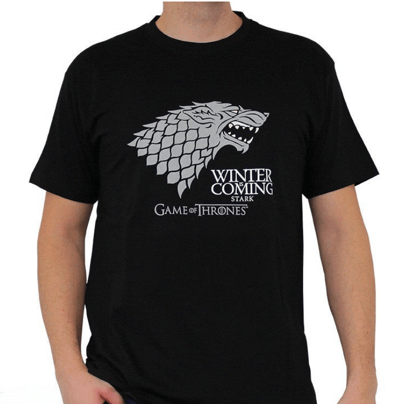 Game of Thrones Winter Is Coming T-shirt heren zwart - Fans Geek Storeproduct_type#Game of Thrones