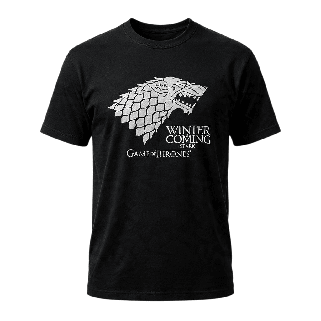 Game of Thrones Winter Is Coming T-shirt heren zwart - Fans Geek Storeproduct_type#Game of Thrones