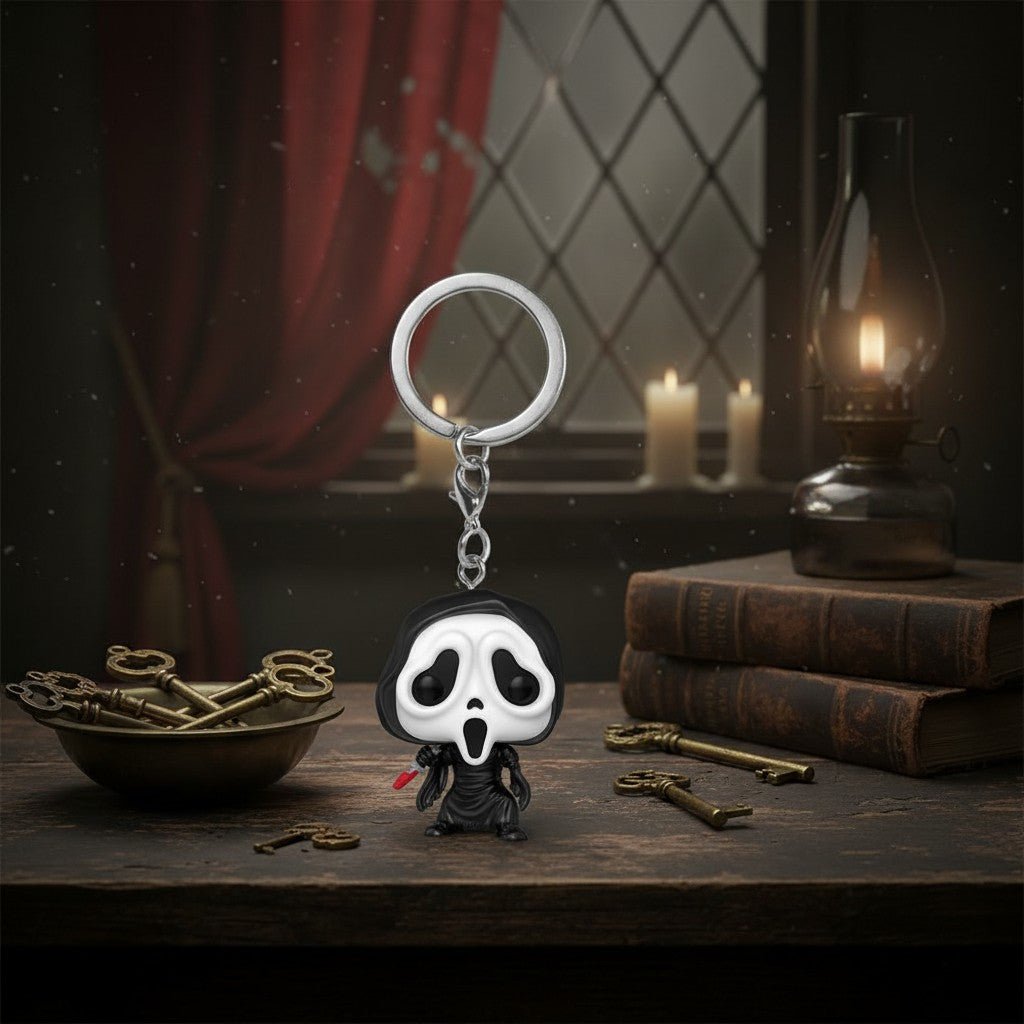 Ghost Face Funko Pop Sleutelhanger – Scream | Horror Keychain Vinyl 4 cm - Fans Geek Storeproduct_typeFunko