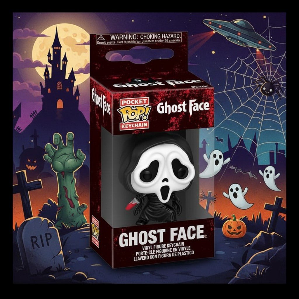 Ghost Face Funko Pop Sleutelhanger – Scream | Horror Keychain Vinyl 4 cm - Fans Geek Storeproduct_typeFunko