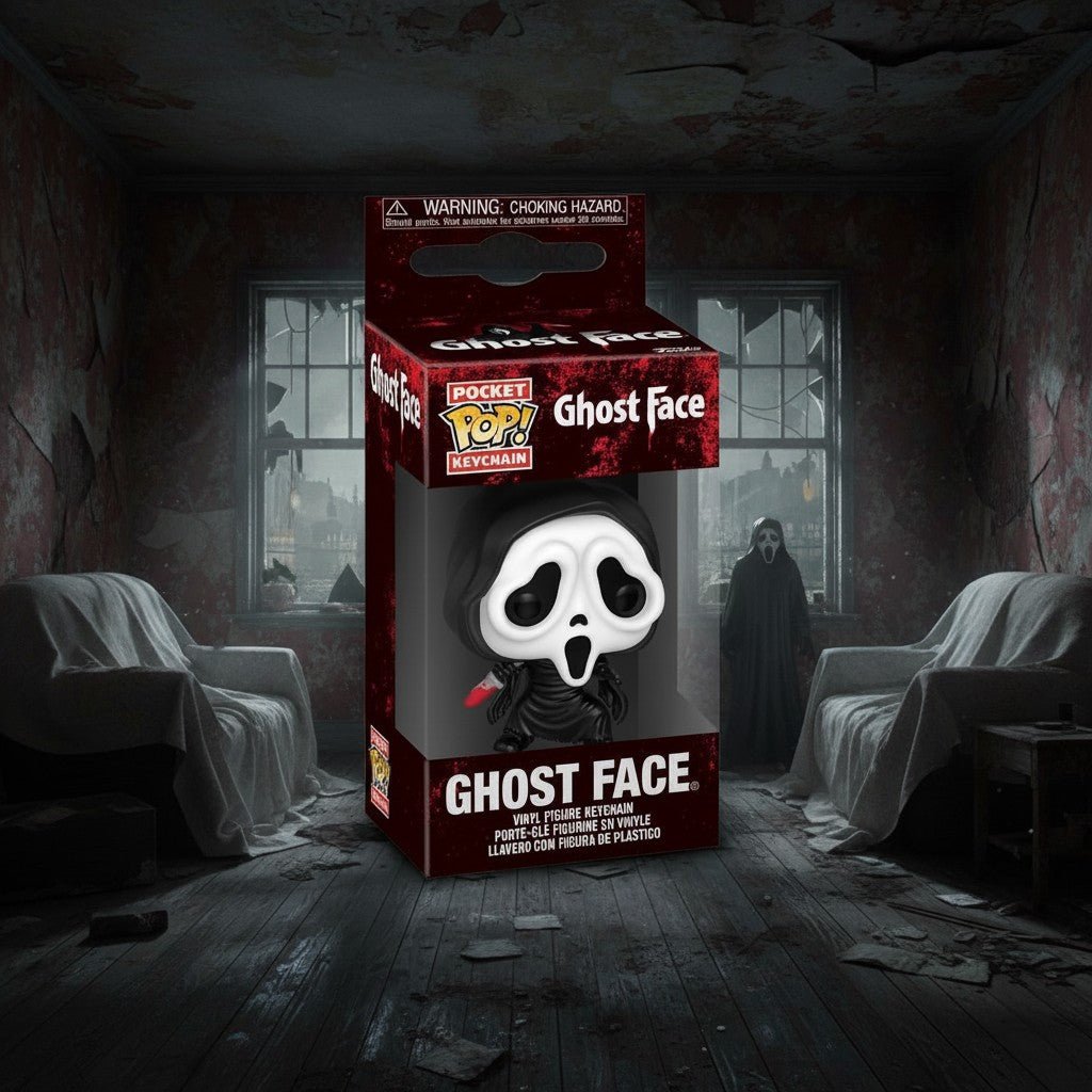 Ghost Face Funko Pop Sleutelhanger – Scream | Horror Keychain Vinyl 4 cm - Fans Geek Storeproduct_typeFunko