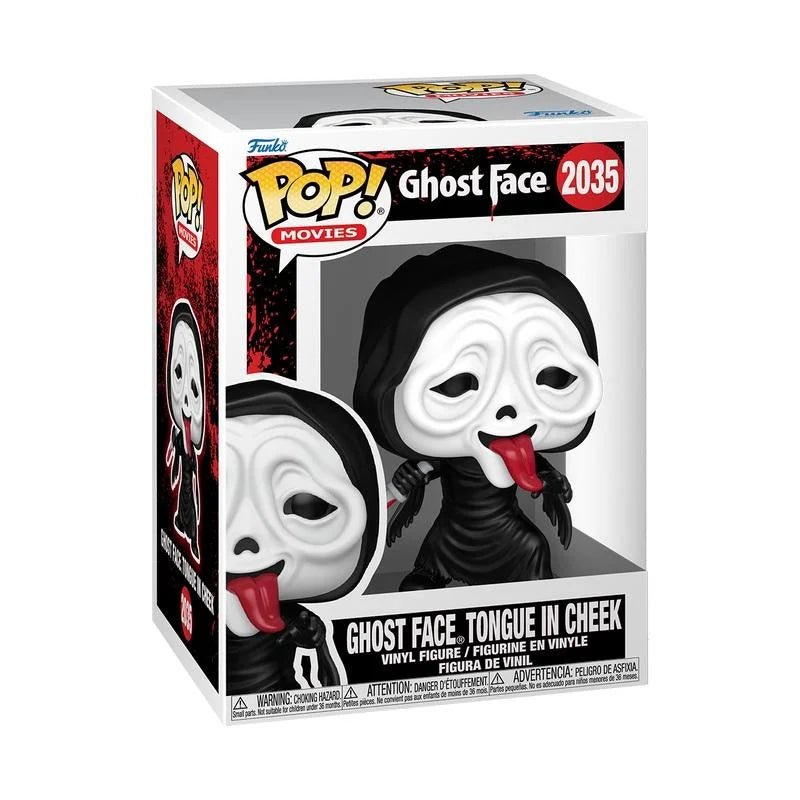 Ghost Face with Tongue Funko Pop – Scream | Horror Vinyl Figuur 9 cm - Fans Geek Storeproduct_typeFunko