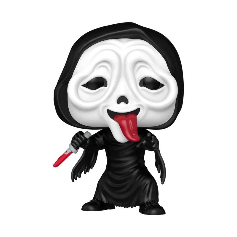 Ghost Face with Tongue Funko Pop – Scream | Horror Vinyl Figuur 9 cm - Fans Geek Storeproduct_typeFunko