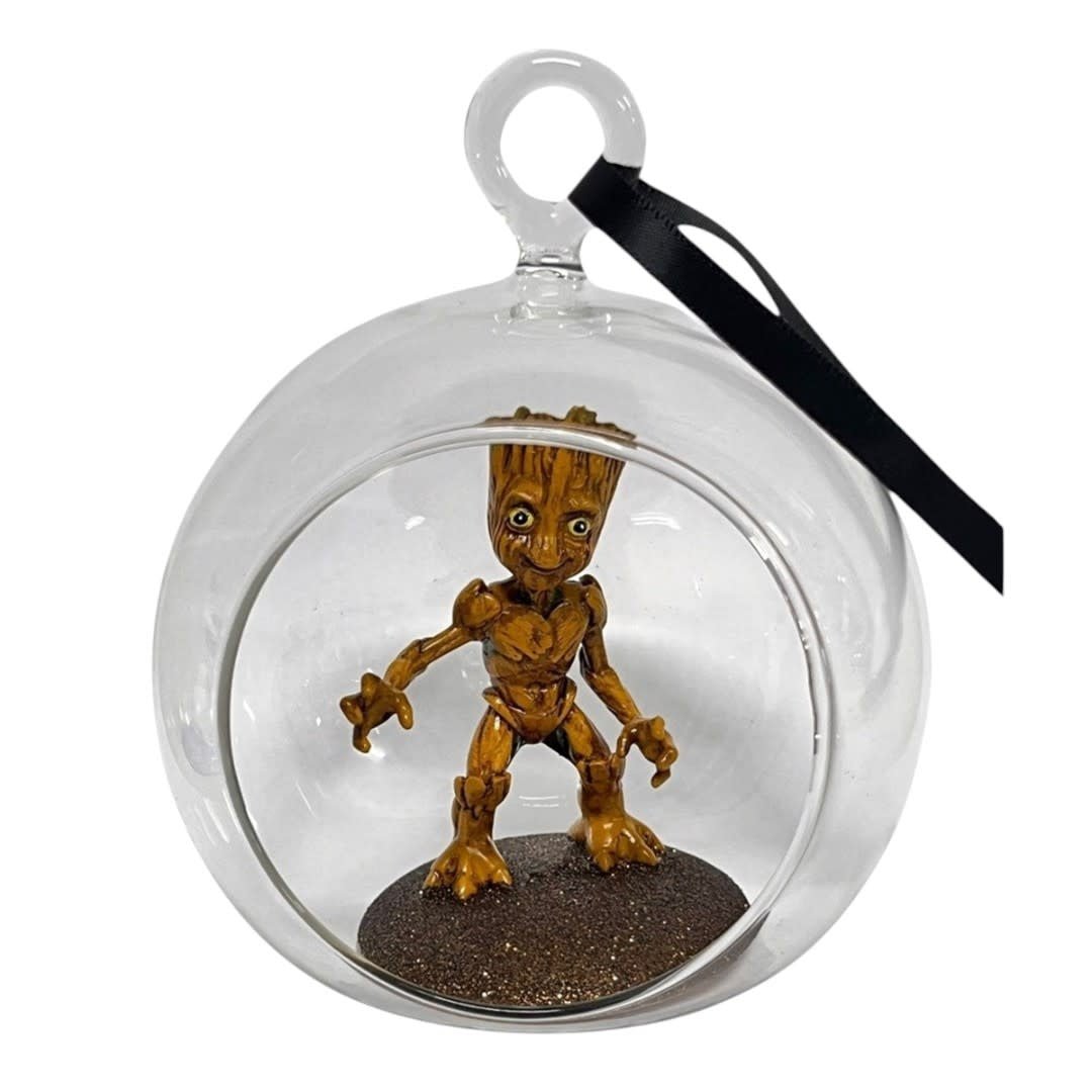Glass open bauble 3D figure Groot - Fans Geek Store