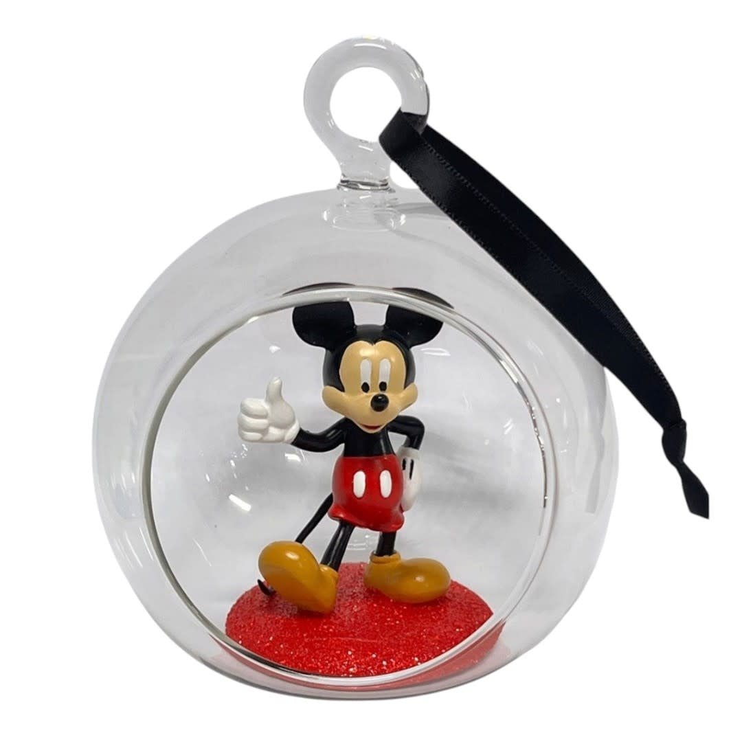 Glass open bauble 3D figure Mickey - Fans Geek Store