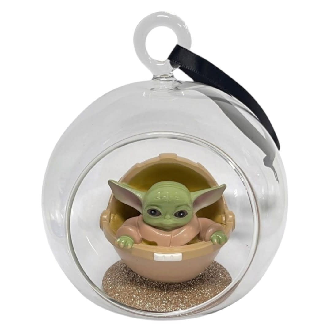 Glass open bauble 3D figure The Child / Grogu - Fans Geek Store