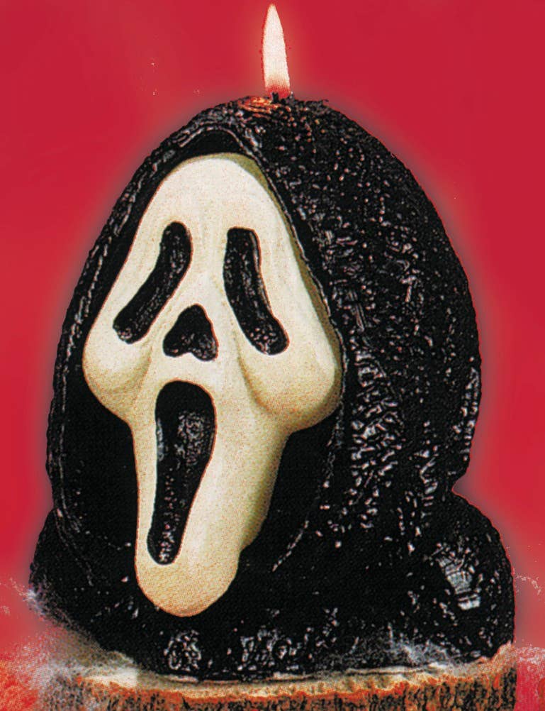 Glowing in the Dark candle: Scream Halloween Horror ! Ghostface - Fans Geek Storeproduct_typeClose Up GmbH