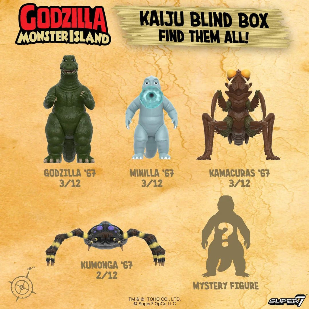 Godzilla Monster Island Blind Box Figuur Wave 13 - Super7 - Fans Geek Storeproduct_typeSuper7