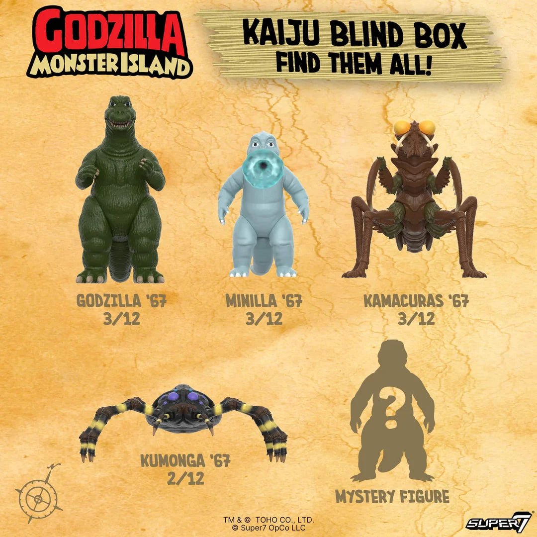 Godzilla Monster Island Blind Box Figuur Wave 13 - Super7 - Fans Geek Storeproduct_typeSuper7