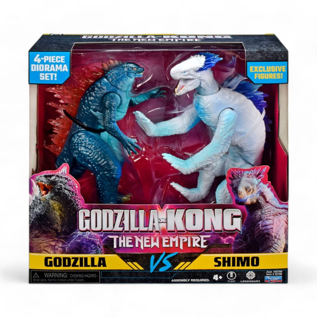 Godzilla x Kong The new Empire Action Figures: Godzilla vs Shimo - Fans Geek Store