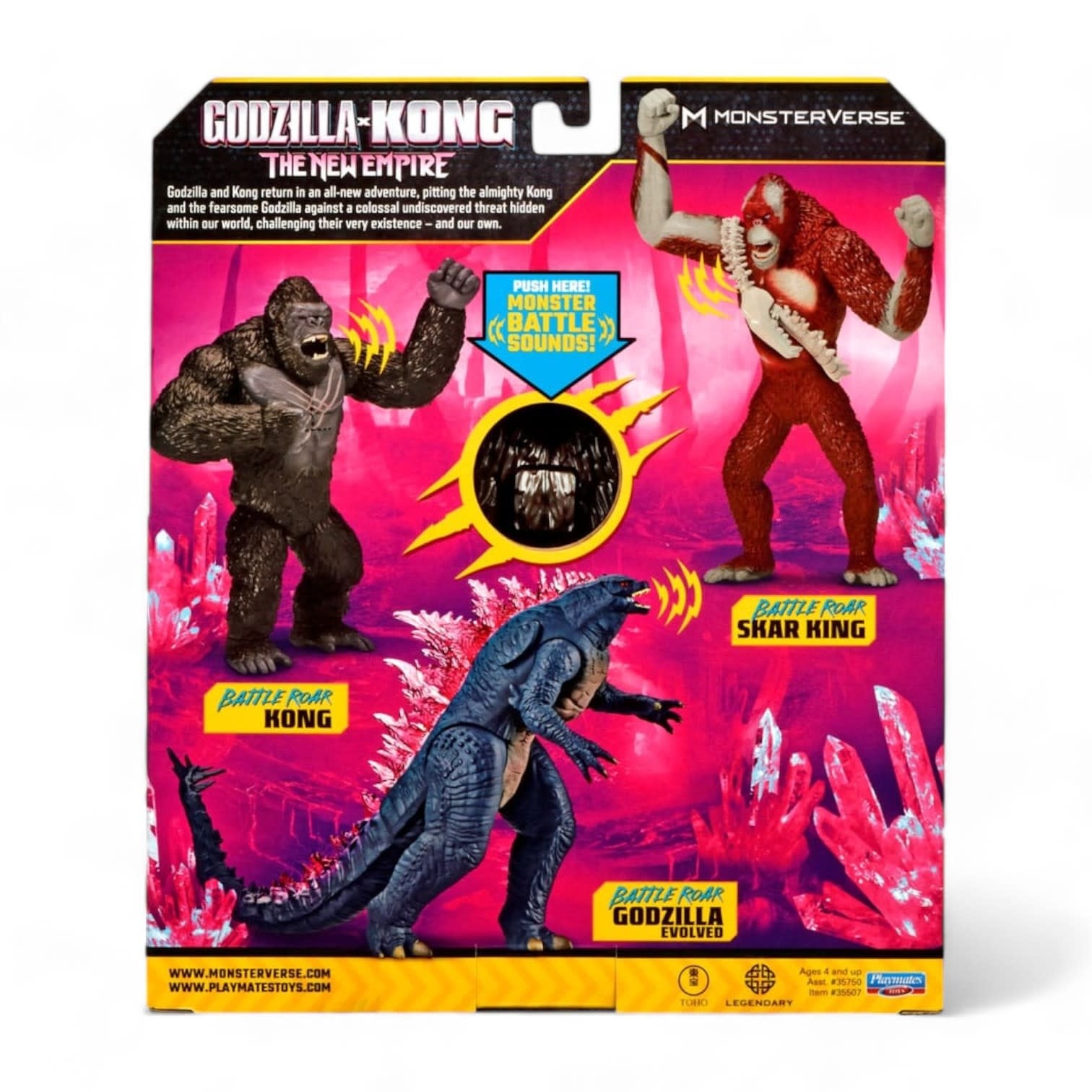 Godzilla x Kong The New Empire: Battle Roar Kong Evolved Figure - Fans Geek Store