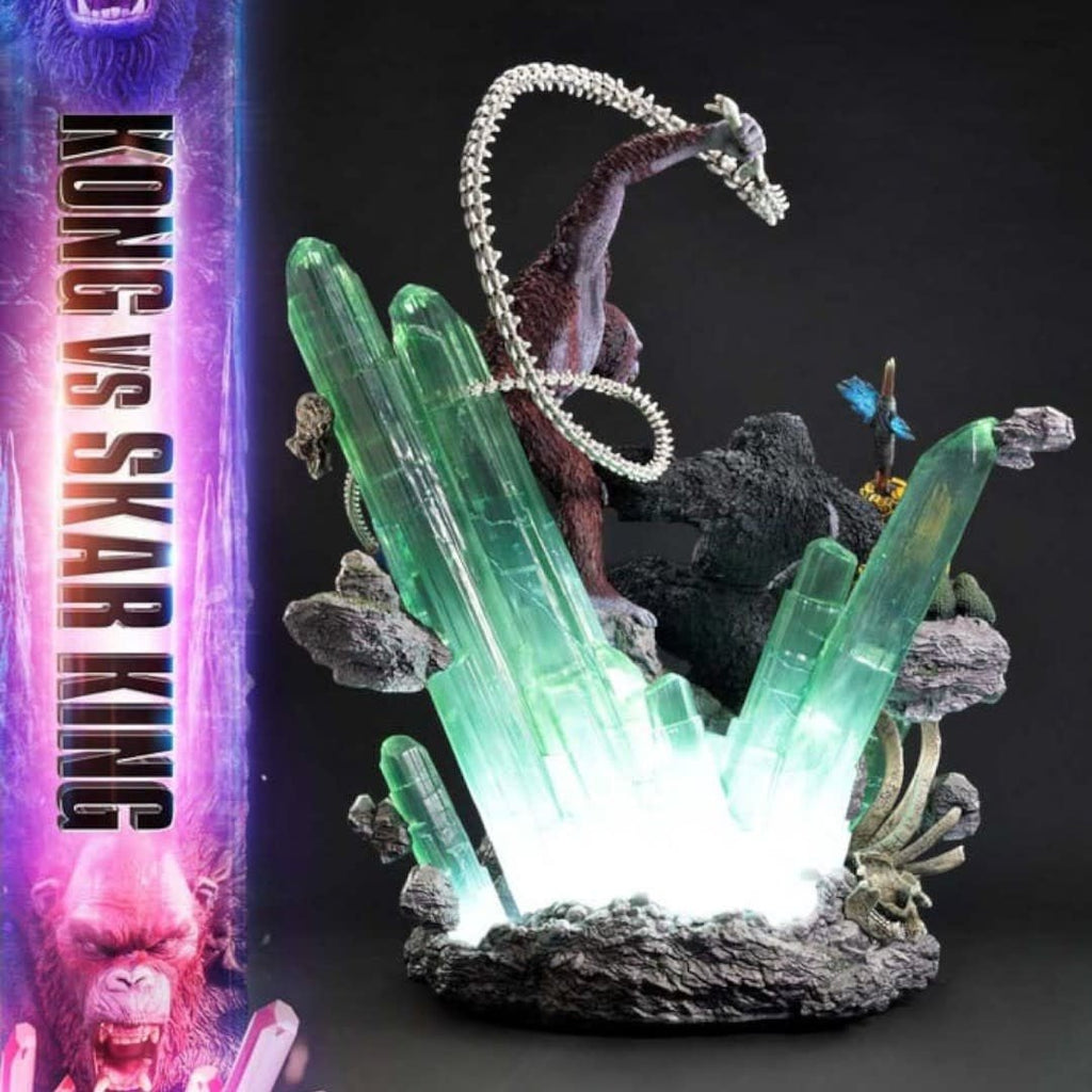 Godzilla x Kong: The New Empire Ultimate Diorama Masterline Series Statue Kong vs Skar King Bonus Version - Fans Geek Store