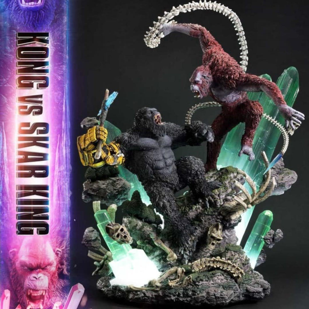 Godzilla x Kong: The New Empire Ultimate Diorama Masterline Series Statue Kong vs Skar King - Fans Geek Store