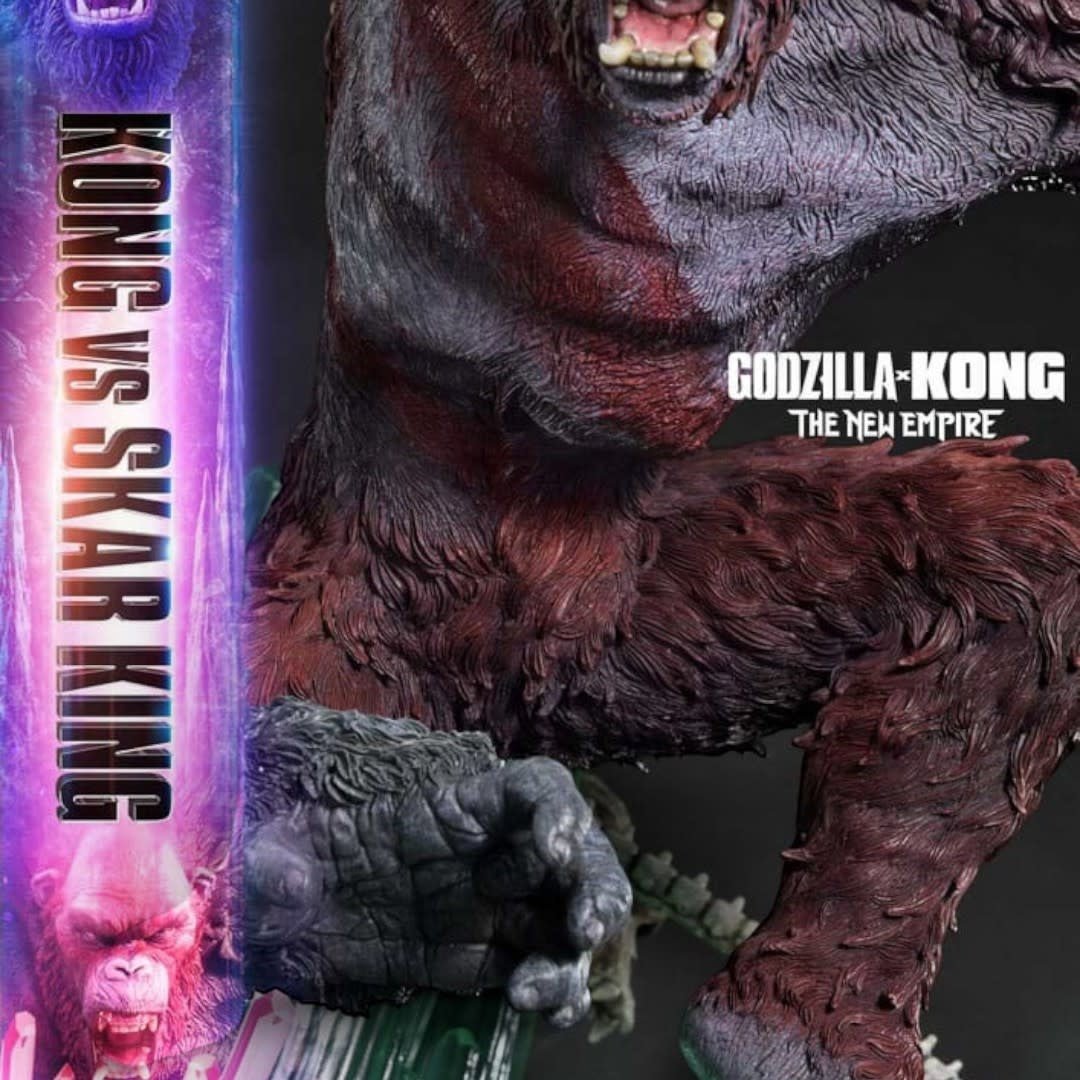 Godzilla x Kong: The New Empire Ultimate Diorama Masterline Series Statue Kong vs Skar King - Fans Geek Store