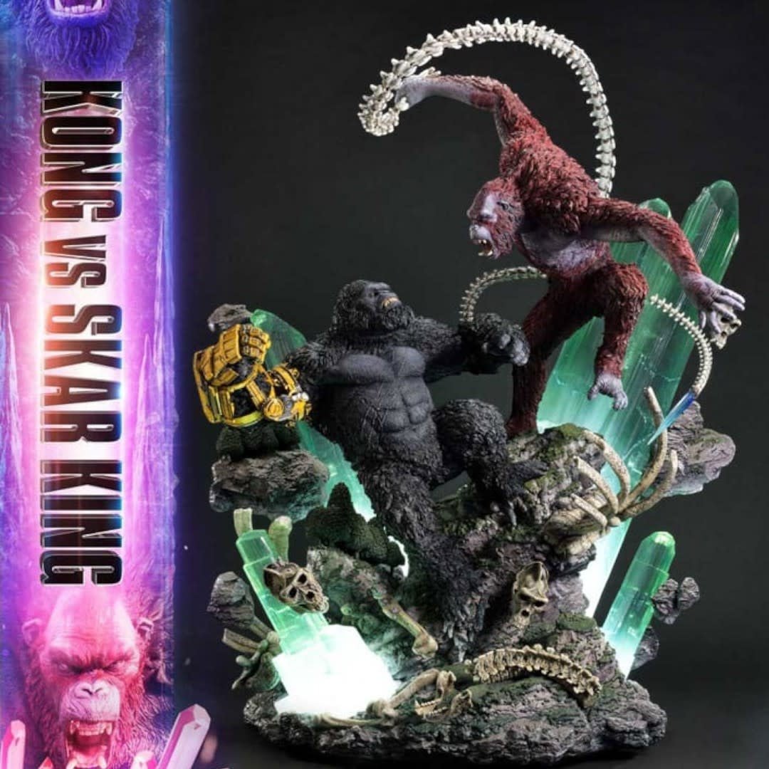 Godzilla x Kong: The New Empire Ultimate Diorama Masterline Series Statue Kong vs Skar King - Fans Geek Store