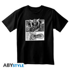 Grendizer T-shirt Unisex Grendizer & Duke Fleed Katoen Zwart