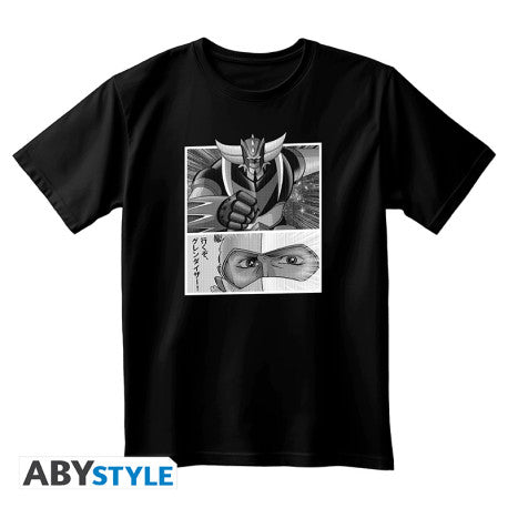 Grendizer T-shirt Unisex Grendizer & Duke Fleed Katoen Zwart