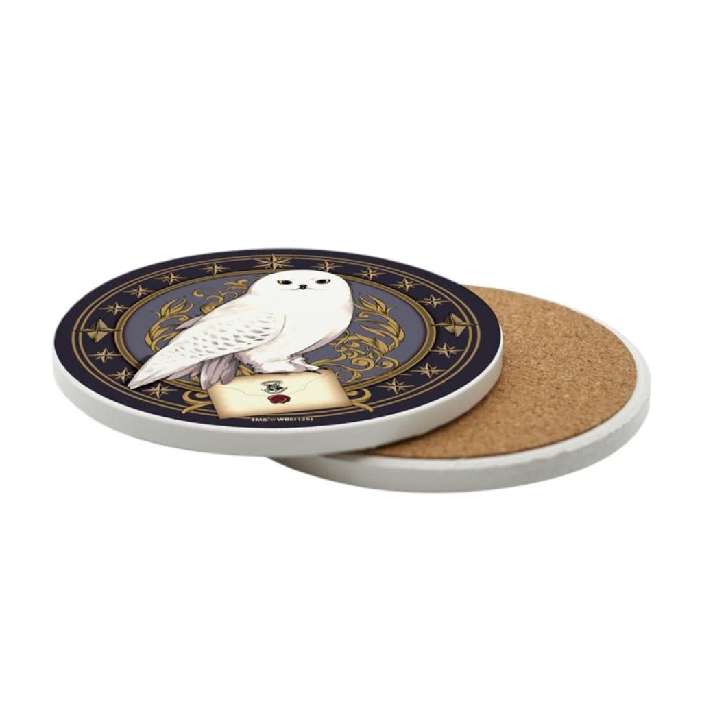 HARRY POTTER - Ceramic Coaster "Hedwig" - Fans Geek Store