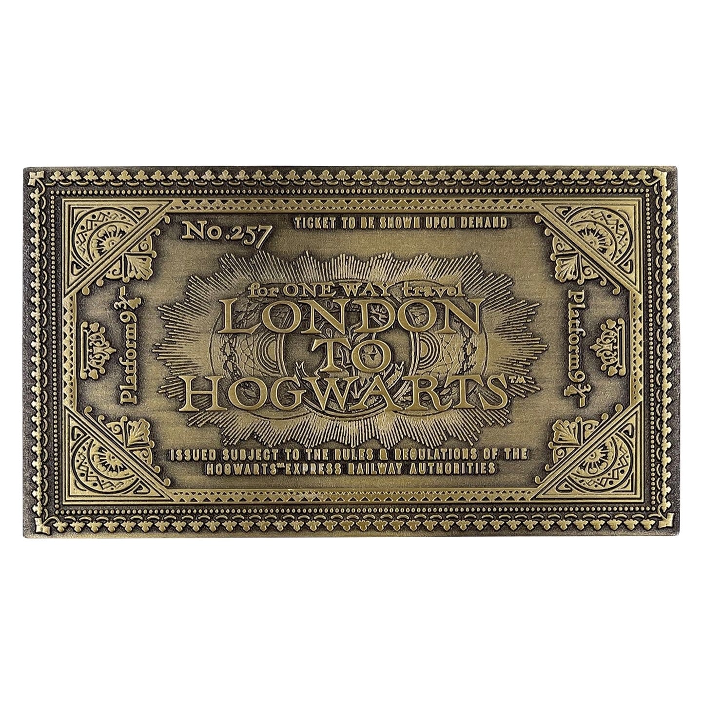 Harry Potter Limited Edition Replica Hogwarts Express Train Ticket - Fans Geek Store
