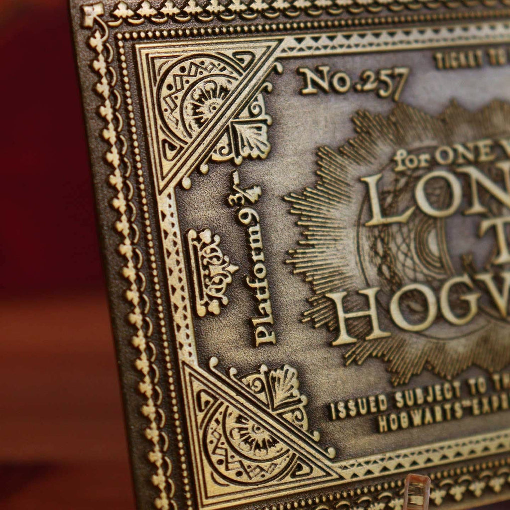 Harry Potter Limited Edition Replica Hogwarts Express Train Ticket - Fans Geek Store