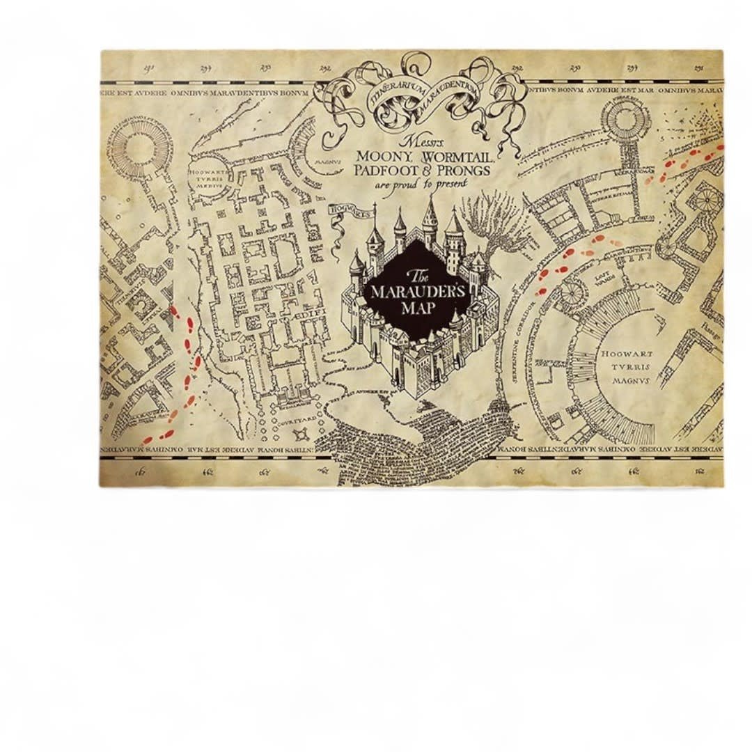 HARRY POTTER - Parchment poster - Marauder's Map - Fans Geek Store