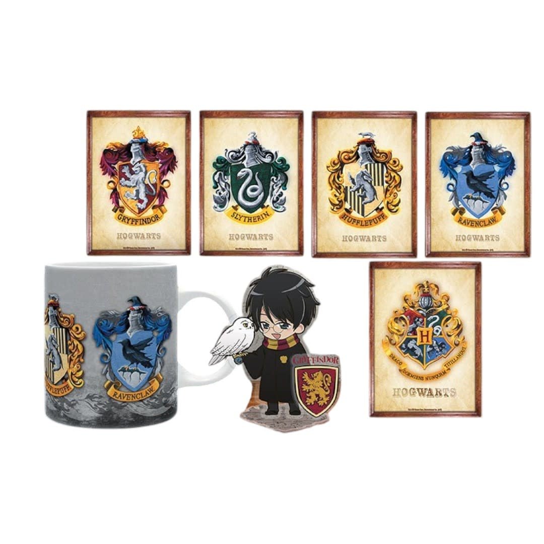 HARRY POTTER - Pck Mug320ml + Acryl® + Postcards "Hogwarts - Fans Geek Store