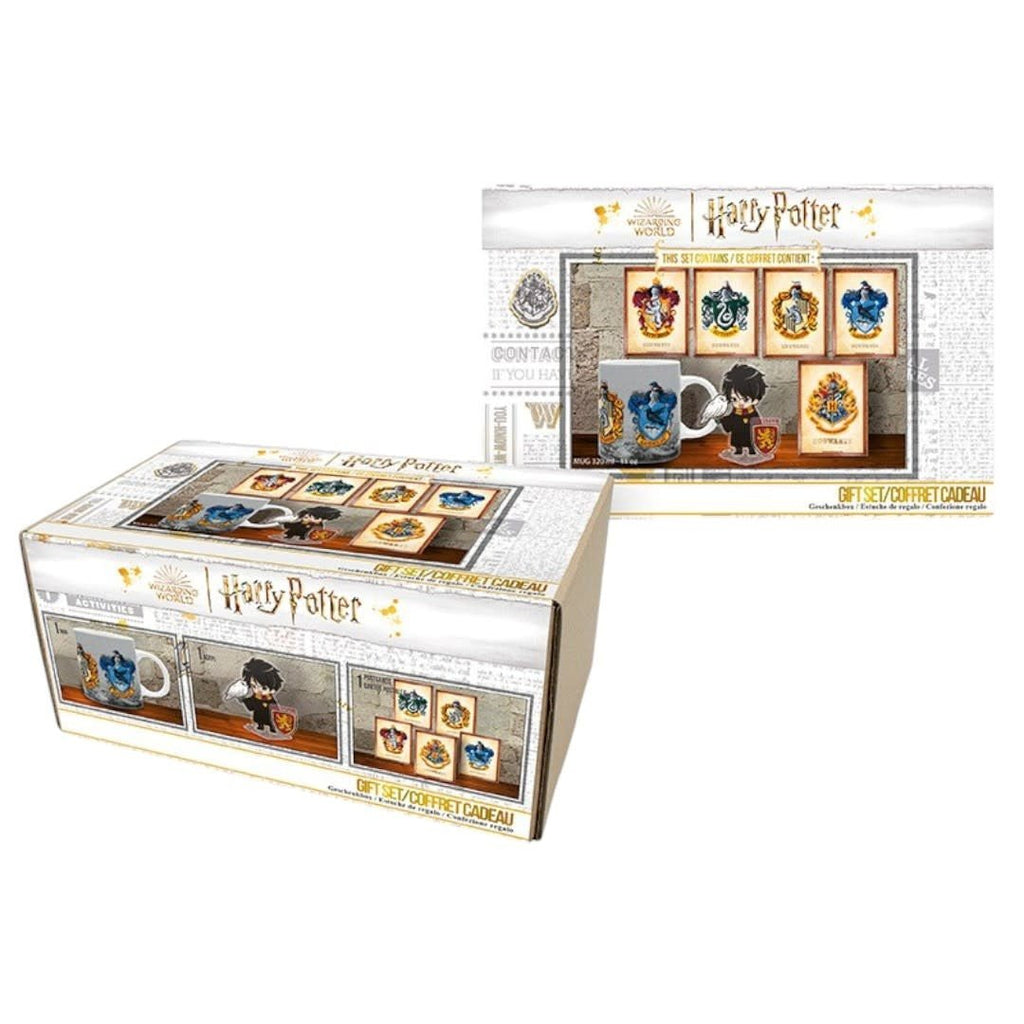 HARRY POTTER - Pck Mug320ml + Acryl® + Postcards "Hogwarts - Fans Geek Store