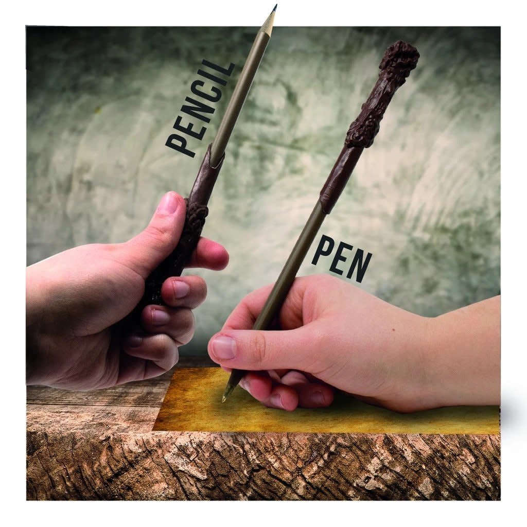 Harry Potter: Set of 2 wands pen and pencil - Fans Geek Store