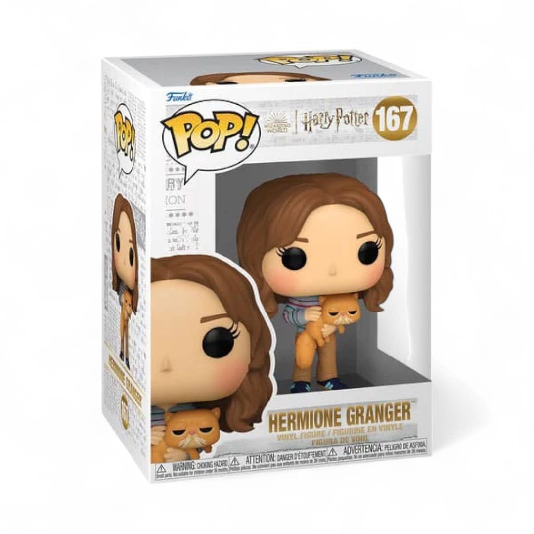 Harry Potter POP & Buddy! Movies Vinyl Figure Hermione w/Crookshanks - Fans Geek Store