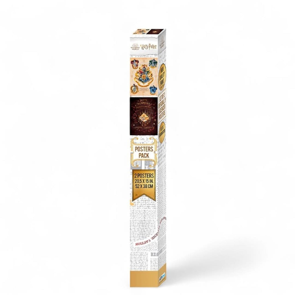 HARRY POTTER - Set 2 Posters Chibi 52x38 - Crest & Marauders - Fans Geek Store