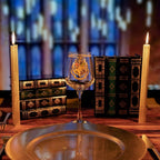 HARRY POTTER - Stemmed glass - "Hogwarts Crest" - Fans Geek Store