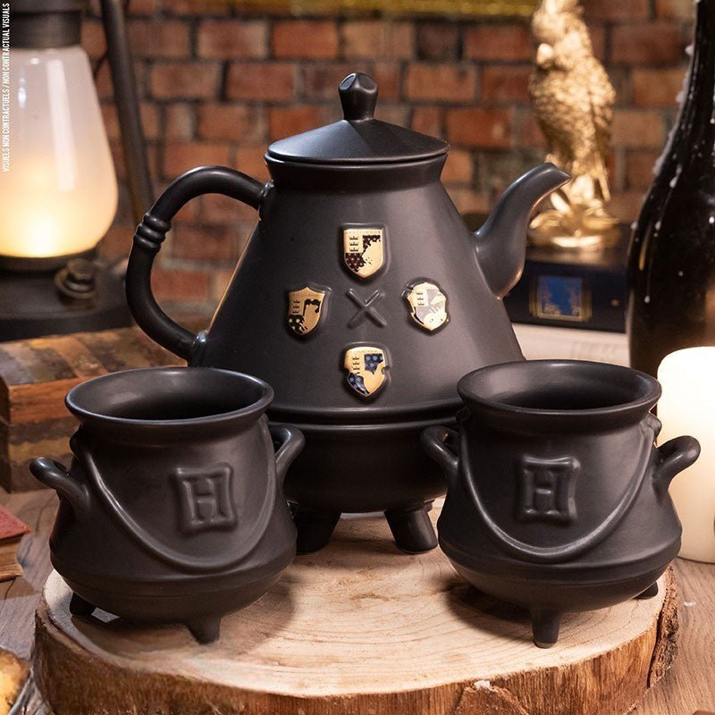 Harry Potter Theepot met Hogwarts Ketels Set – Officieel Keramiek - Fans Geek Storeproduct_typeABYstyle