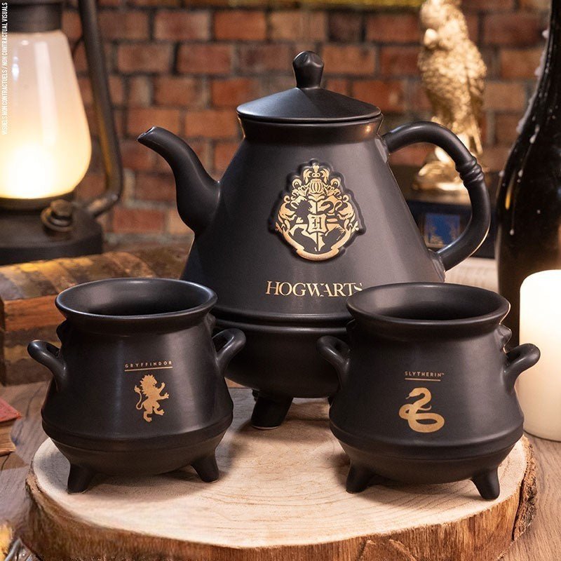 Harry Potter Theepot met Hogwarts Ketels Set – Officieel Keramiek - Fans Geek Storeproduct_typeABYstyle