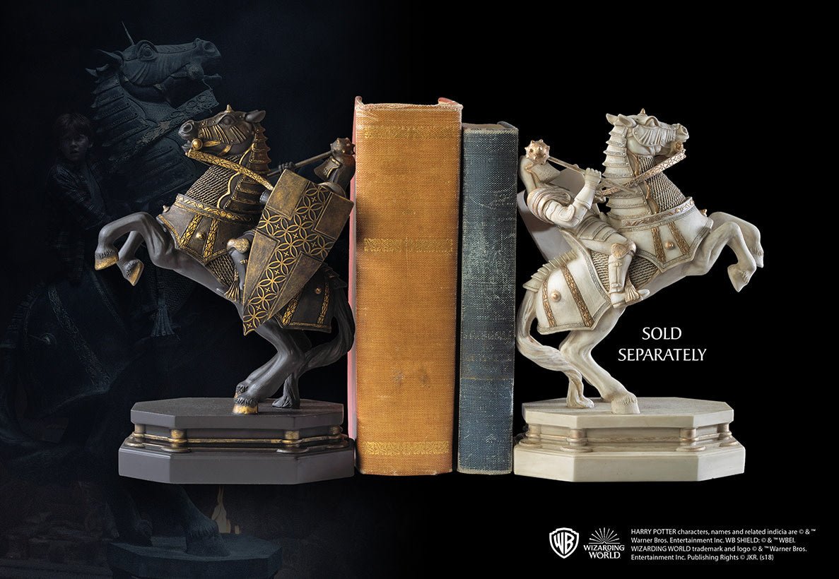 Harry Potter: Wizard Chess Knight Bookend - White - Fans Geek Store