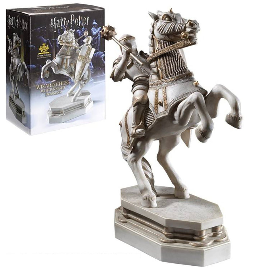 Harry Potter: Wizard Chess Knight Bookend - White - Fans Geek Store