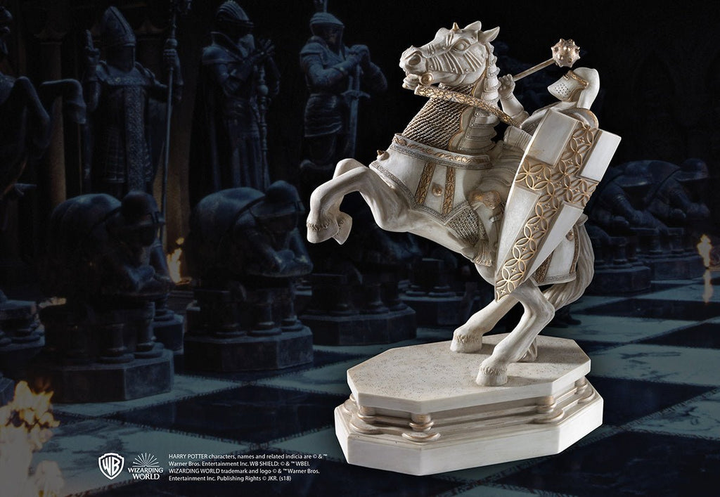Harry Potter: Wizard Chess Knight Bookend - White - Fans Geek Store