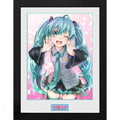 HATSUNE MIKU - Framed print FSC MIX "Wink" - Fans Geek Store