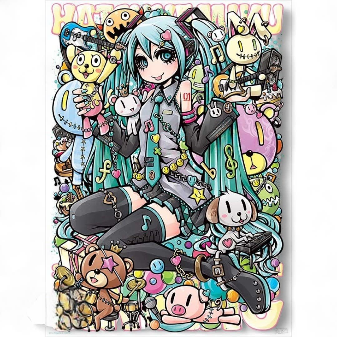 HATSUNE MIKU - Set 2 Posters Chibi 52x38 - Series 2 - Fans Geek Store