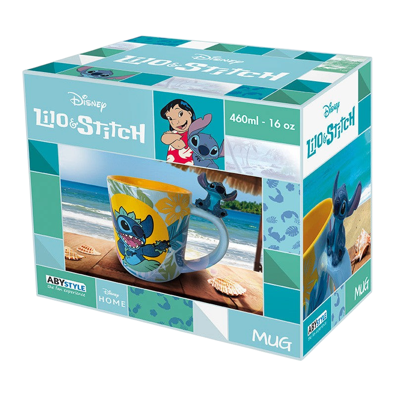 Hawaiian Stitch mok met 3D-handvat - Fans Geek Storeproduct_type#Disney