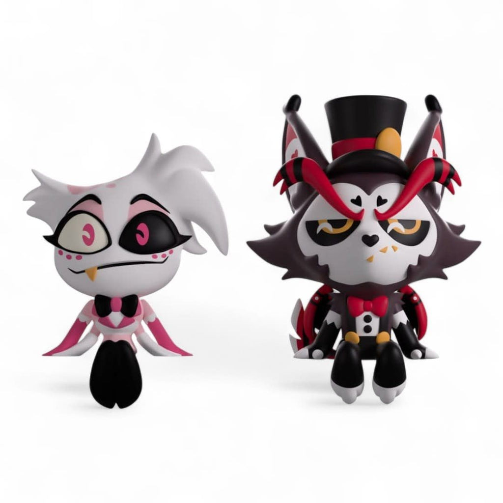 Hazbin Hotel Vinyl Figures Angel Dust & Husk Monitor Buddiez - Fans Geek Store