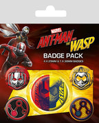 Marvel: Ant - Man and The Wasp Badge pack - Fans Geek Store