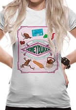 Harry Potter: Honeydukes Fitted T-shirt - White - Fans Geek Store