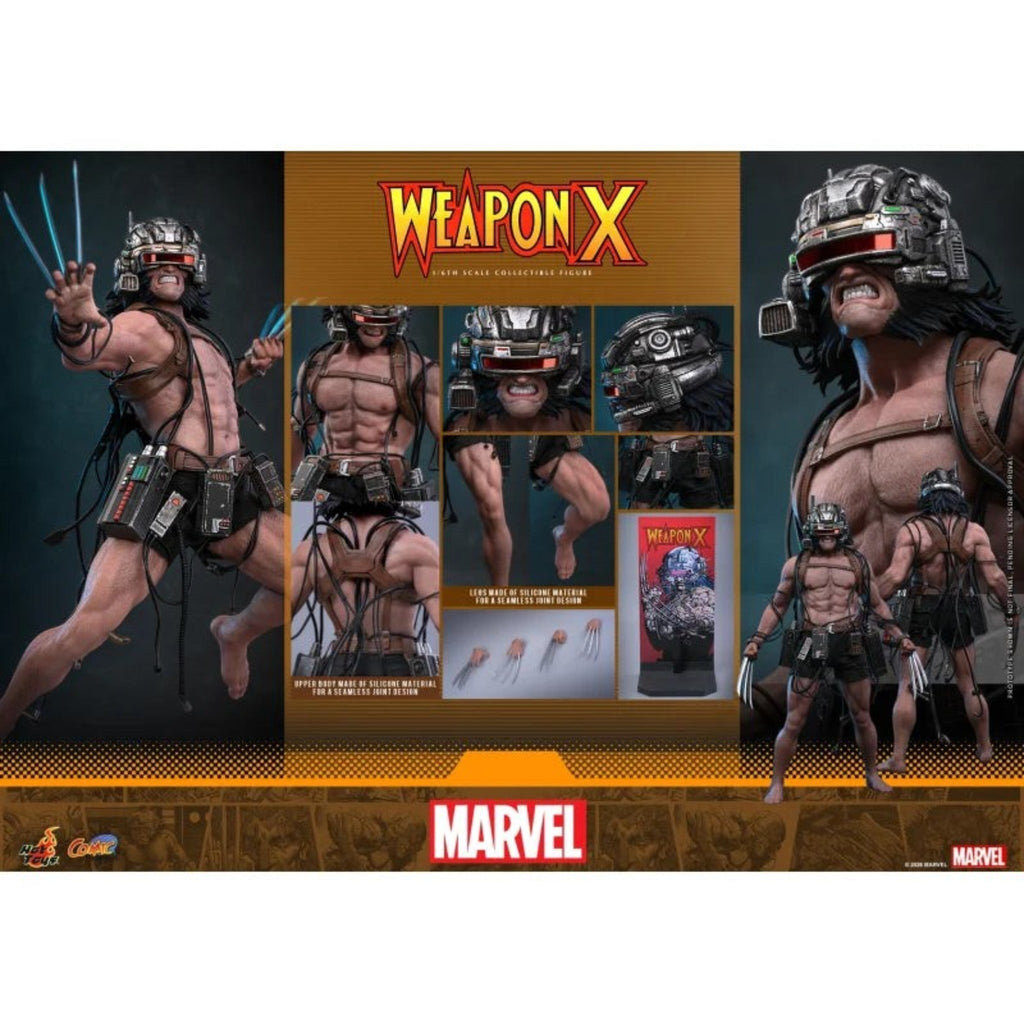 Hot Toys Marvel Comics Weapon X 1/6 Actiefiguur 31 cm - Fans Geek Storeproduct_typeHot Toys