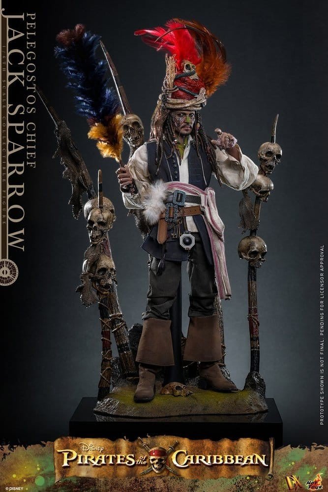 Hot Toys Movie Masterpiece Action Figure Pelegostos Chief Jack Sparrow 30 cm - Pre-Order - Fans Geek Storeproduct_typeHot Toys