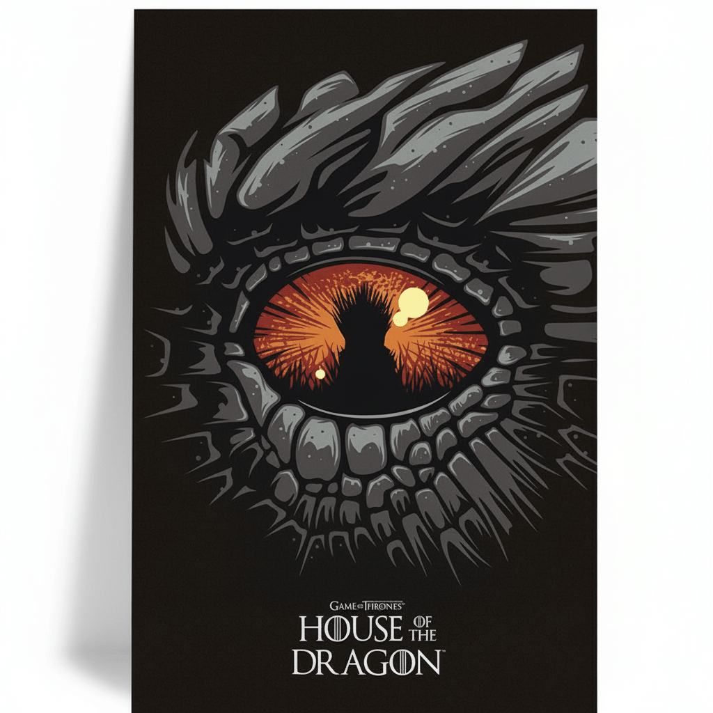 House of the Dragon draken maxi-poster - Fans Geek Storeproduct_type#GB Eye