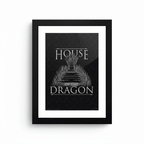 House of the Dragon Iron Throne ingelijste poster - Fans Geek Storeproduct_type#ABYstyle