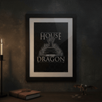 House of the Dragon Iron Throne ingelijste poster - Fans Geek Storeproduct_type#ABYstyle