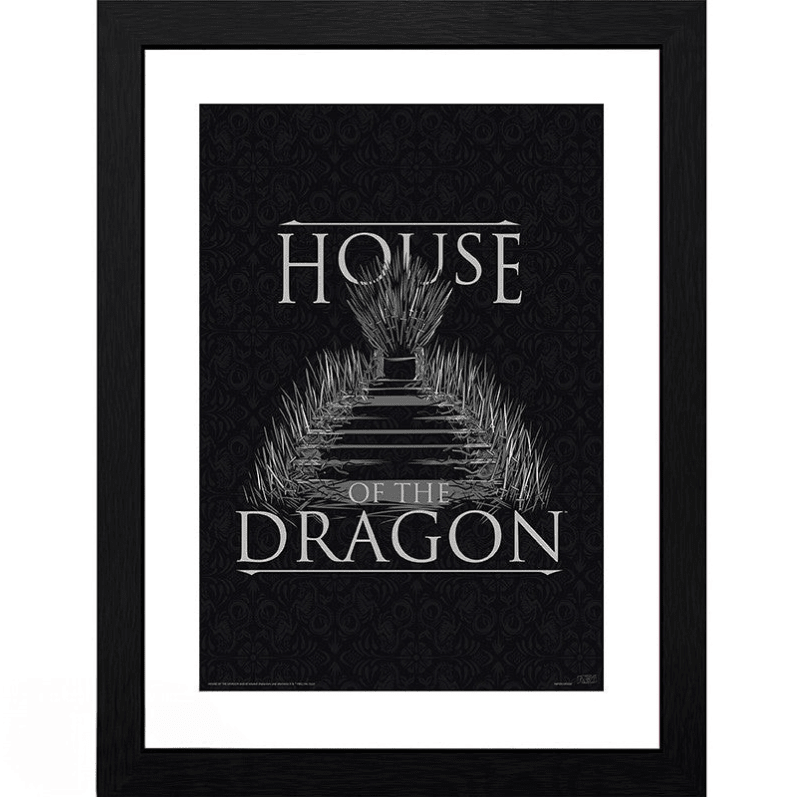 House of the Dragon Iron Throne ingelijste poster - Fans Geek Storeproduct_type#ABYstyle